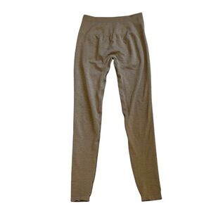 Alphalete Tan Leggings Tights With Scrunch Back Size Medium